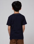 Little M Dino Chambray Kaos Anak Laki-laki