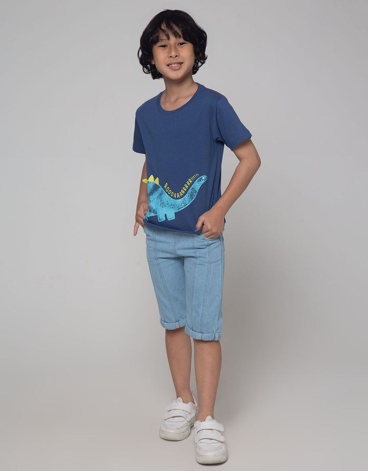 Little M Dino Cucuk  Kaos Anak Laki-laki