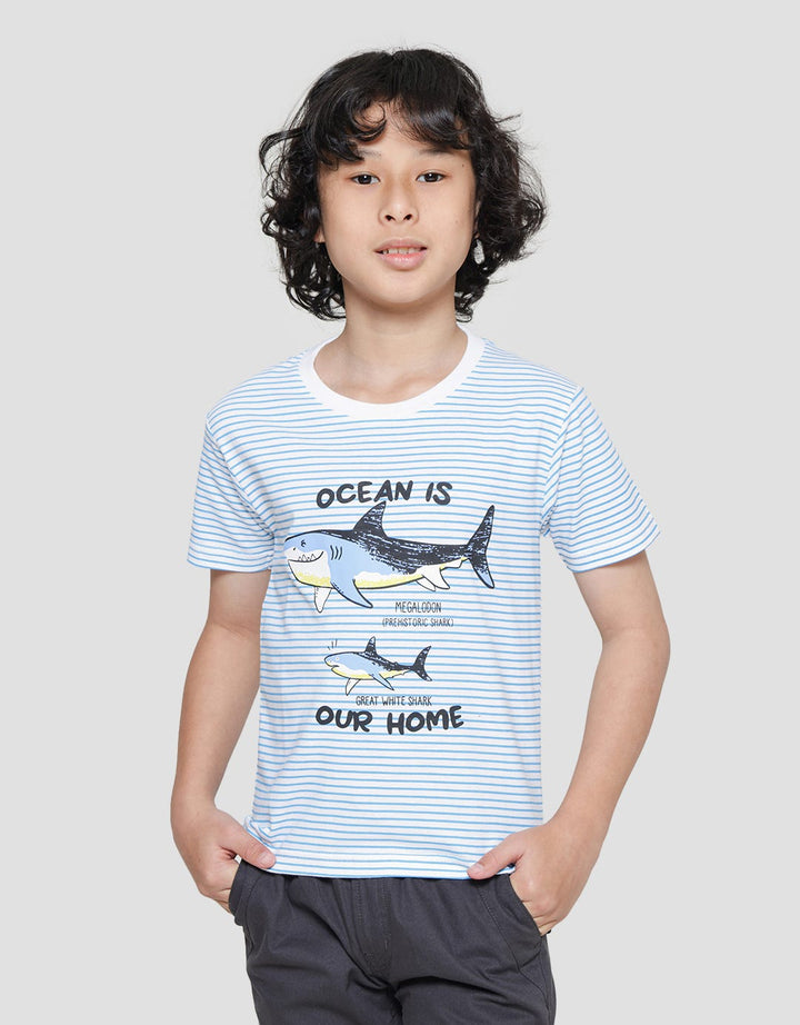Little M Ocean Is Home Boys T-Shirt