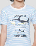 Little M Ocean Is Home Kaos Anak Laki-laki
