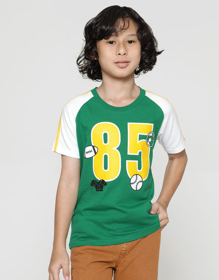 Little M Raglan Sleeve Kaos Anak Laki-laki