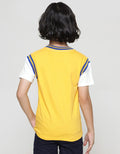 Little M Short Sleeve T-Shirt Handsome Daddy Aplikasi Dan Rib