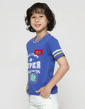 Little M Short Sleeve T-Shirt Handsome Daddy Aplikasi Dan Rib