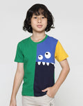 Little M Side Animal Print Boys T-Shirt