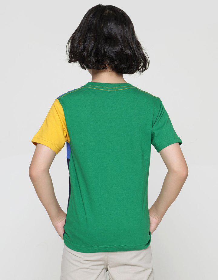 Little M Side Animal Print Boys T-Shirt