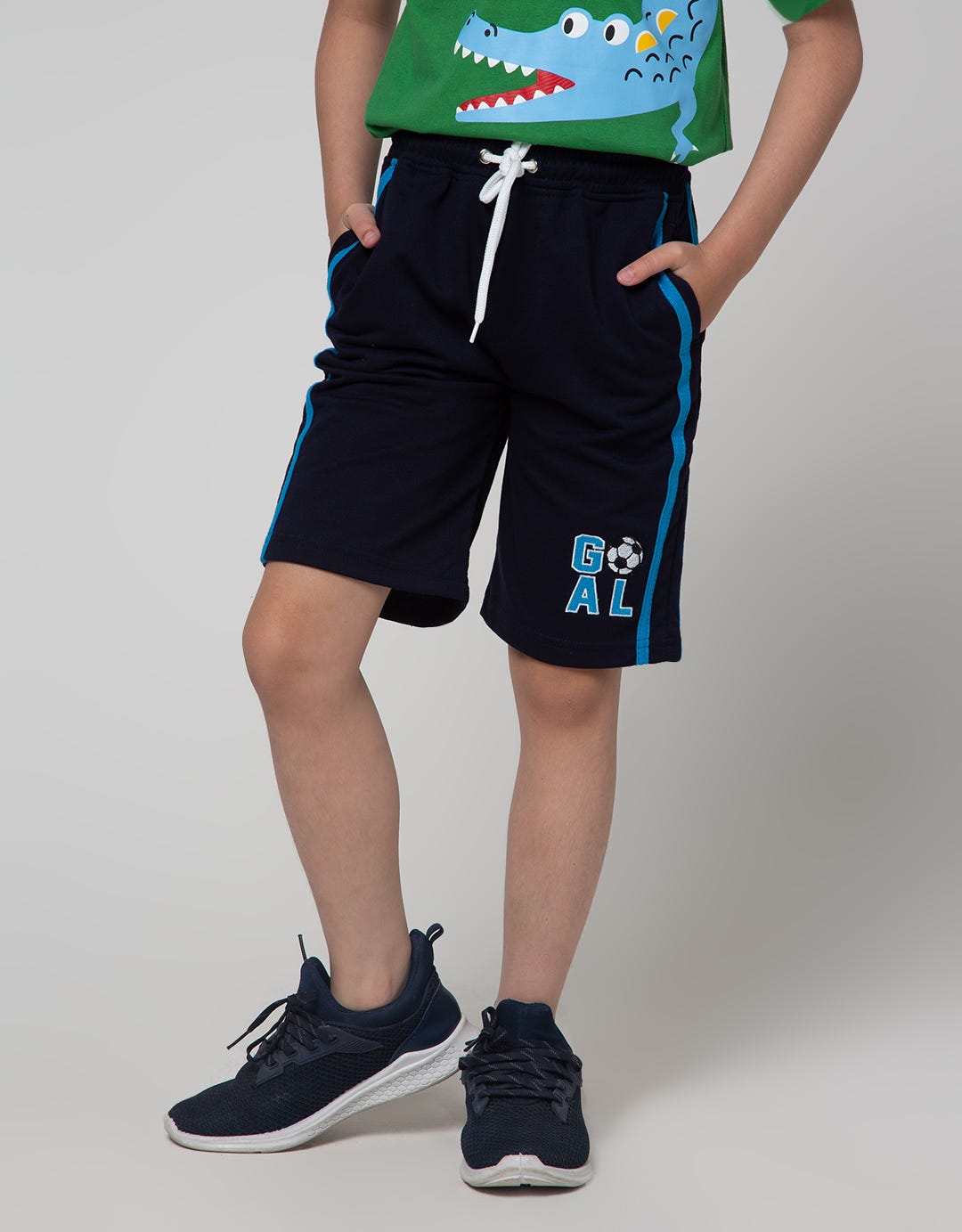 Little M Terry Goal Boys Shorts