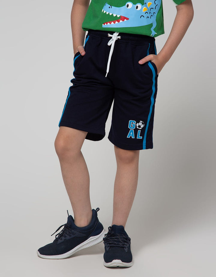 Little M Terry Goal Boys Shorts