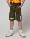 Little M Short Pants Crop Woven Rib Zebra Cucuk