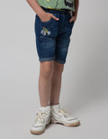 Little M Bordir Denim Celana Anak Laki-laki