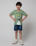 Little M Bordir Denim Celana Anak Laki-laki
