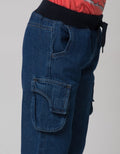 Little M Short Pants Denim Bloon Cargo