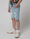 Little M Short Pants Denim Destroyed Stretch