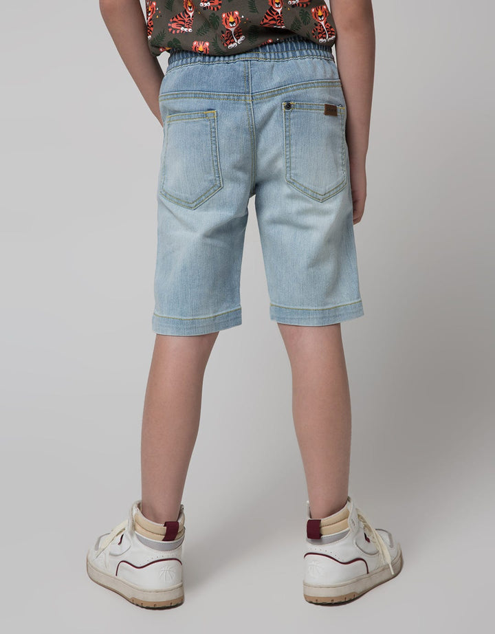 Little M Short Pants Denim Destroyed Stretch