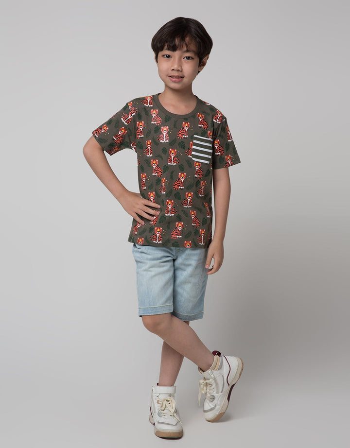 Little M Short Pants Denim Destroyed Stretch