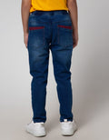 Little M Long Pants Reguler Denim Two Face Stretch