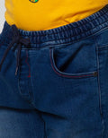 Little M Long Pants Reguler Denim Two Face Stretch