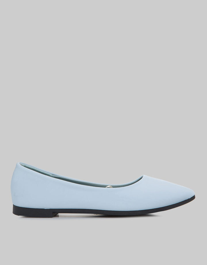 Yongki Komaladi Stitching Insole Flat Shoes