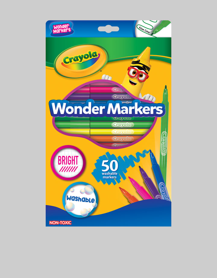 Bandai Crayola 50 Colors Wonder Markers