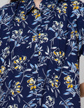 St. Yves Short Sleeve Midi Dress Outline Floral
