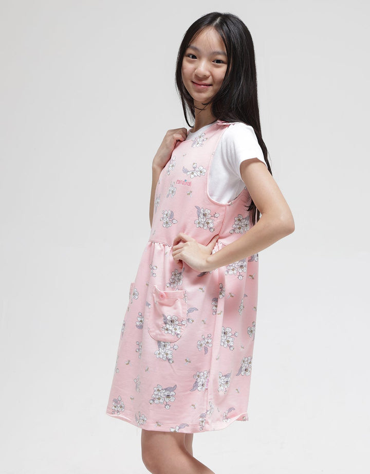 Cardinal Kids Girl Floral Pocket Dress
