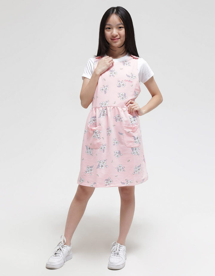 Cardinal Kids Girl Floral Pocket Dress