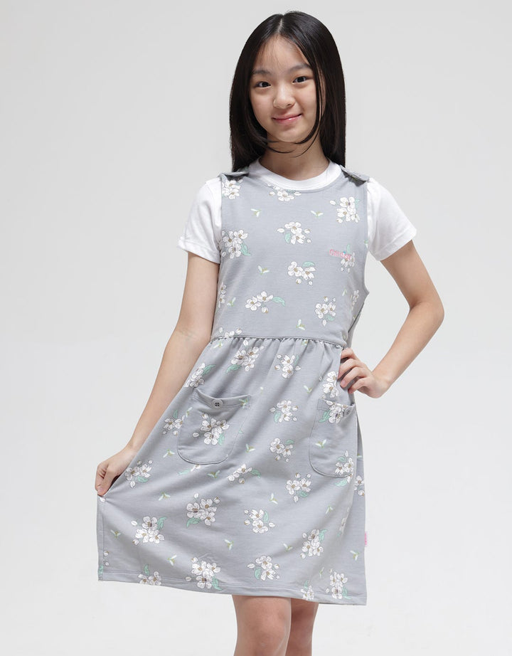 Cardinal Kids Girl Floral Pocket Dress Anak Perempuan