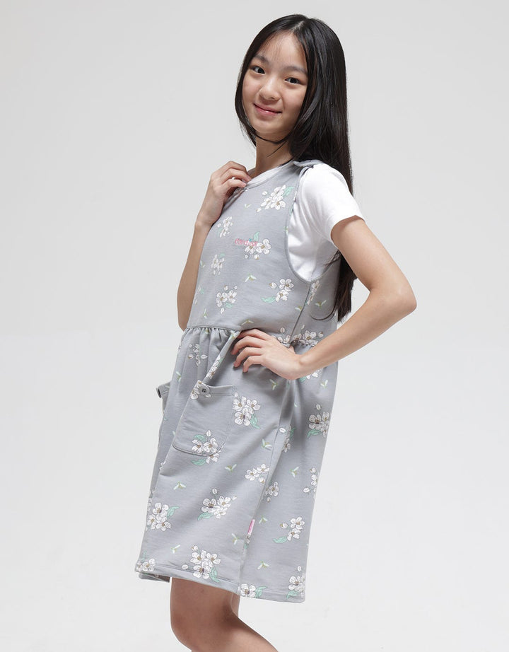 Cardinal Kids Girl Floral Pocket Dress Anak Perempuan