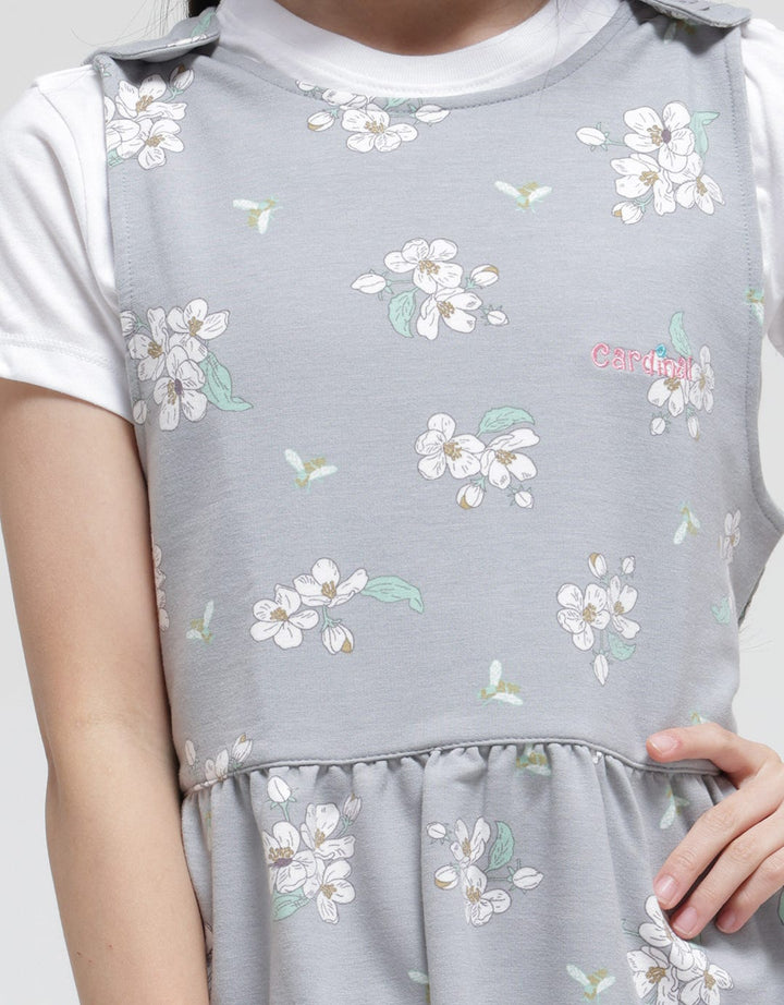 Cardinal Kids Girl Floral Pocket Dress Anak Perempuan