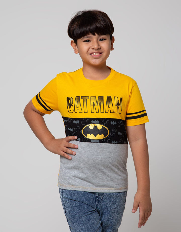 Character Batman Logo Kaos Anak Laki-Laki