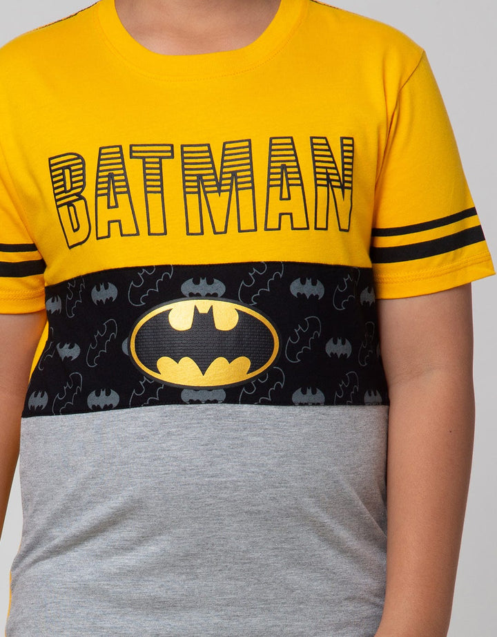 Character Batman Logo Kaos Anak Laki-Laki