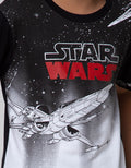 Star Wars Short Sleeve T-Shirt Starwars Plane Ombre