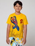 Marvel Hanging Spiderman Kaos Anak Laki-Laki