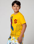 Marvel Hanging Spiderman Kaos Anak Laki-Laki