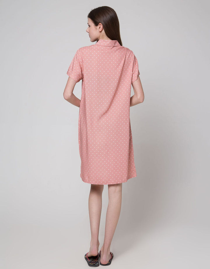Disney Short Sleeve Midi Dress Mickey Rayon