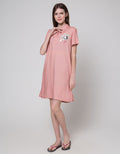 Disney Short Sleeve Midi Dress Mickey Rayon