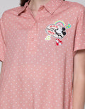 Disney Short Sleeve Midi Dress Mickey Rayon