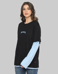 Peoples T-Shirt Raglan Double Wanita