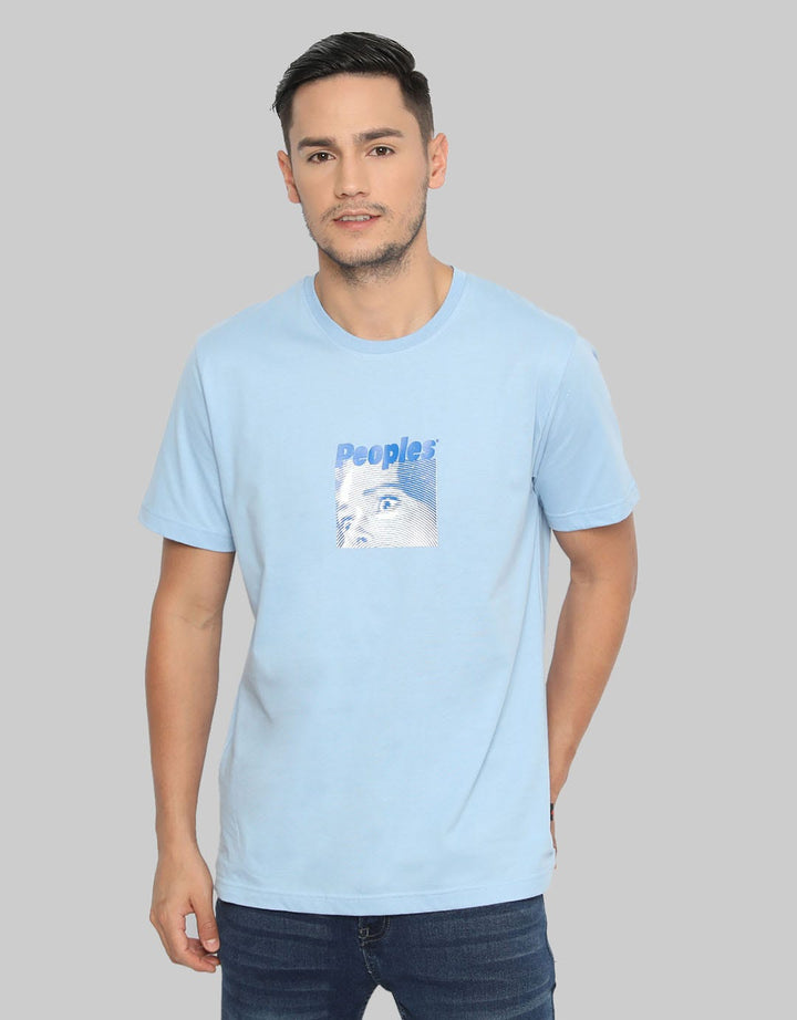 Peoples T-Shirt Print Face Pria