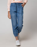 Nevada Denim Long Pants Jogger With Frill Pockets