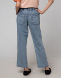 Nevada Denim Long Pants Regular Acid Wash Pockets