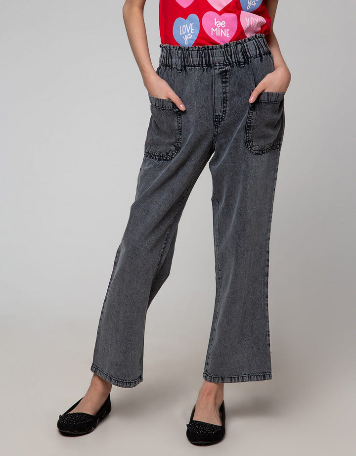 Nevada Acid Wash Girls Denim Pants