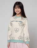 Nevada Print Puzzle Sweater for Girls