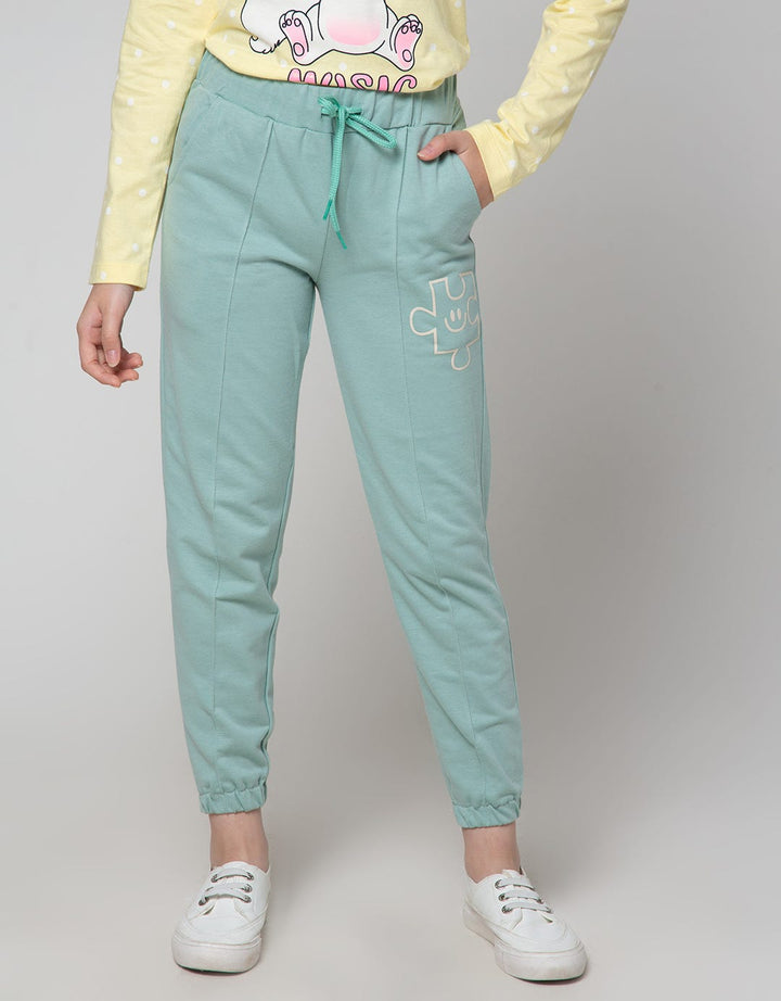 Nevada Print Puzzle Celana Jogger Anak Perempuan