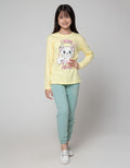 Nevada Print Puzzle Celana Jogger Anak Perempuan