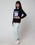 Nevada Sweatshirt Print Anime Break The Limit