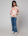 Nevada Sweatshirt Hoodie Full Print Heart
