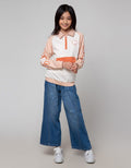 Nevada Collar Zipper Sweater Anak Perempuan
