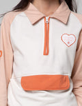 Nevada Collar Zipper Sweater Anak Perempuan