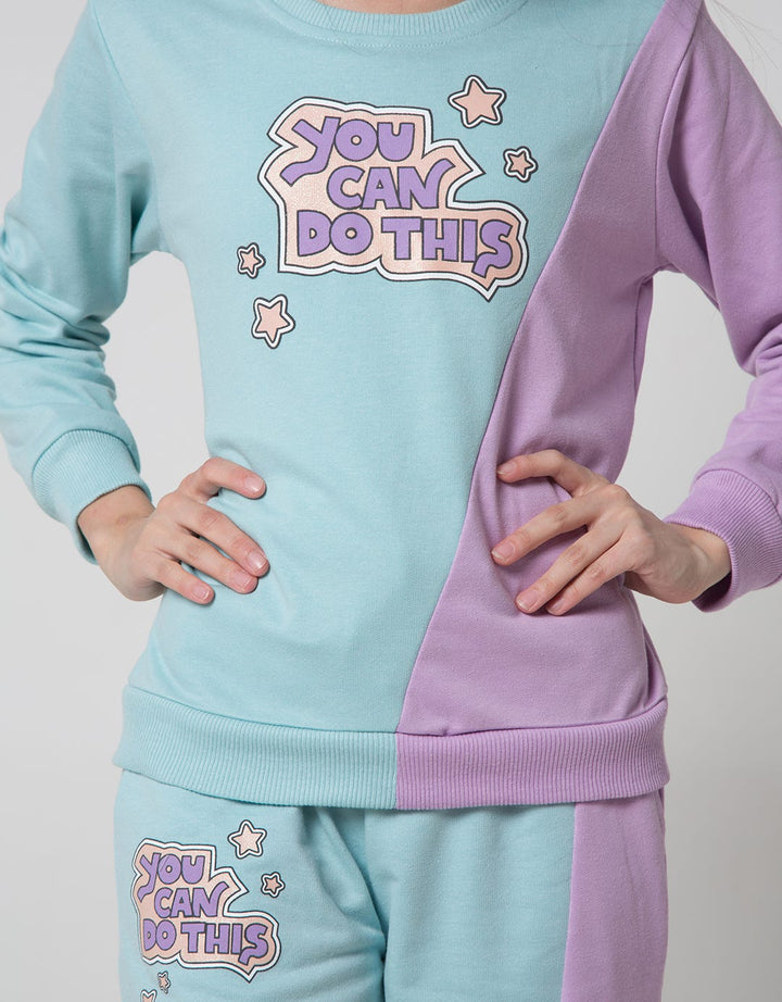 Nevada You Can Do This Asymmetric Sweatshirt