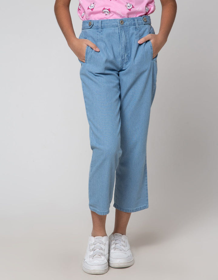 Nevada Denim Long Pants Regular Button Pocket